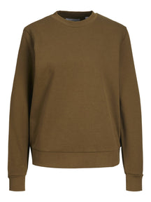 Basic Crewneck Sweat - Brun