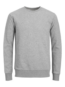 Basic Crewneck Sweat - Lysegrå Melange