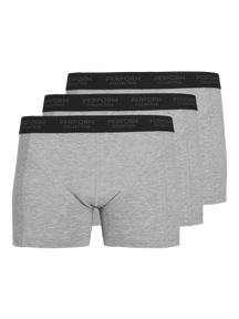 De Originale Performance Trunks 3-pak - Grey Melange