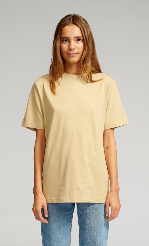 Oversized T-shirt - Beige - TeeShoppen - Sand/Beige