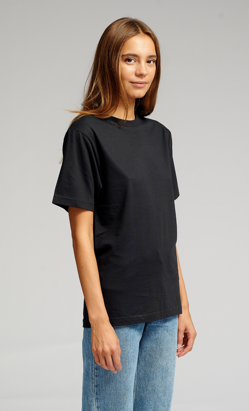 Oversized T-shirt - Sort - TeeShoppen - Sort