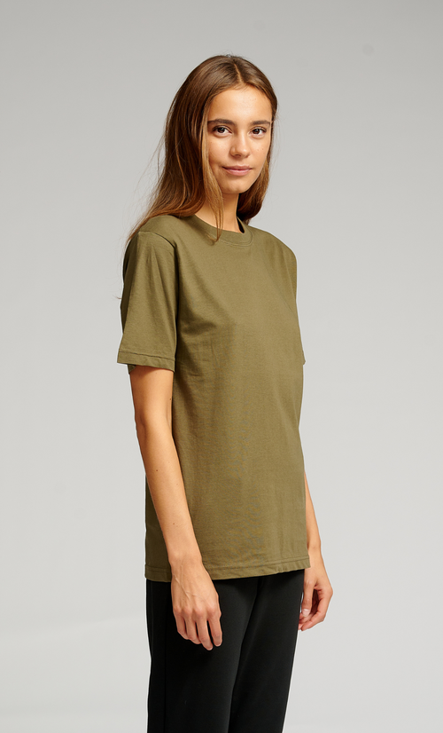 Oversized T-shirt - Armygrøn - TeeShoppen - Grøn