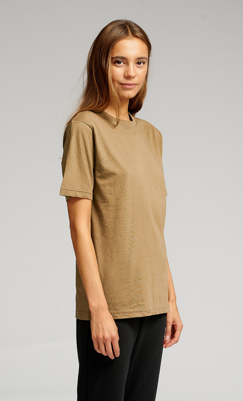 Oversized T-shirt - Khaki - TeeShoppen - Sand/Beige