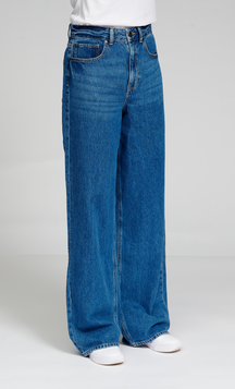 De Originale Performance Wide Jeans - Medium Blue Denim