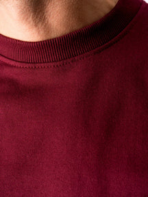 Basic Crewneck - Bordeaux Rød