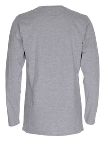 Basic Langærmet T-shirt - Grå