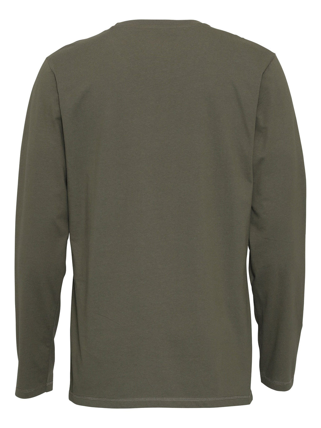 Basic Langærmet T-shirt - Armygrøn