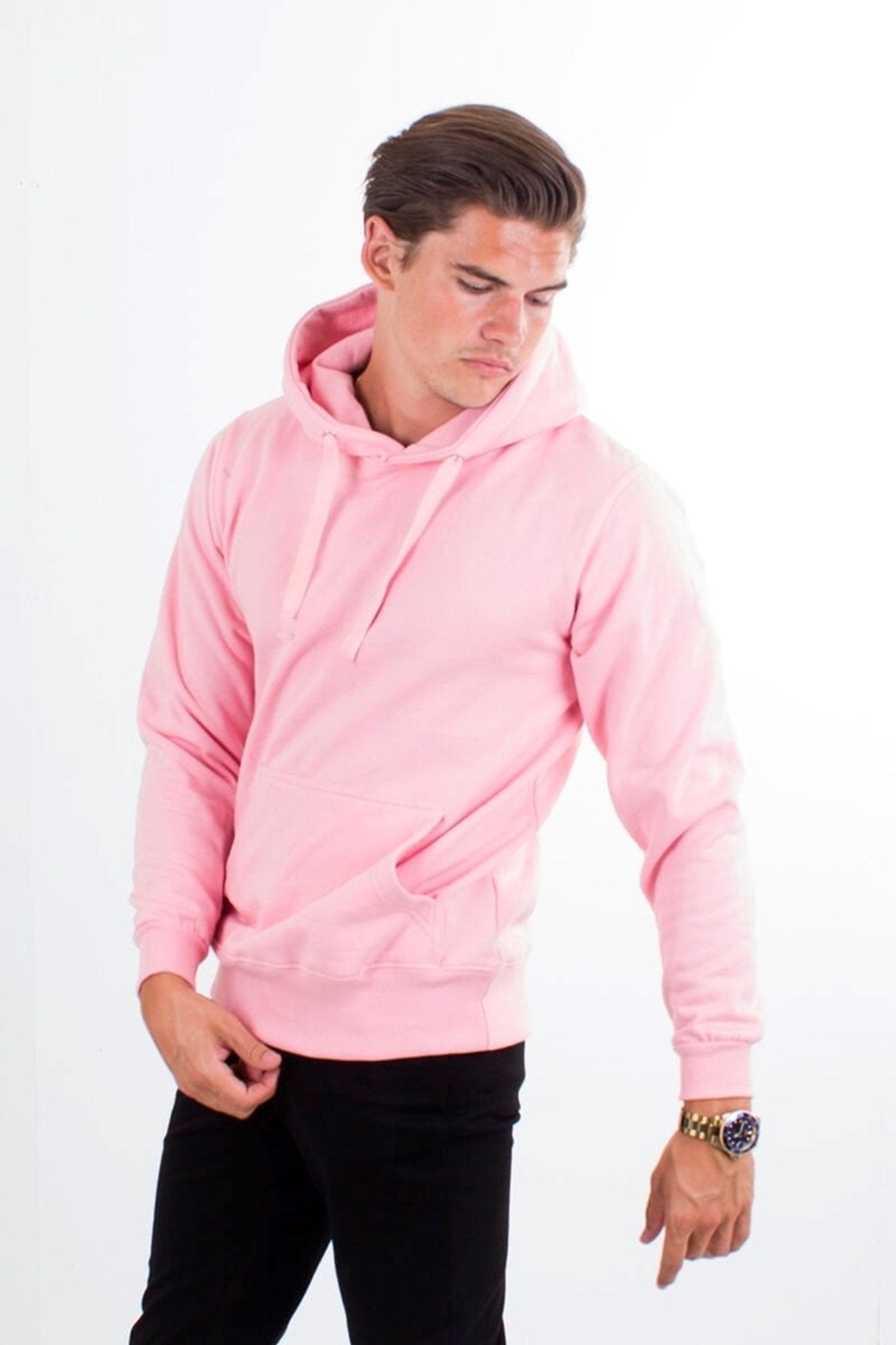 Basic hoodie - Lyserød - TeeShoppen - Lyserød 7