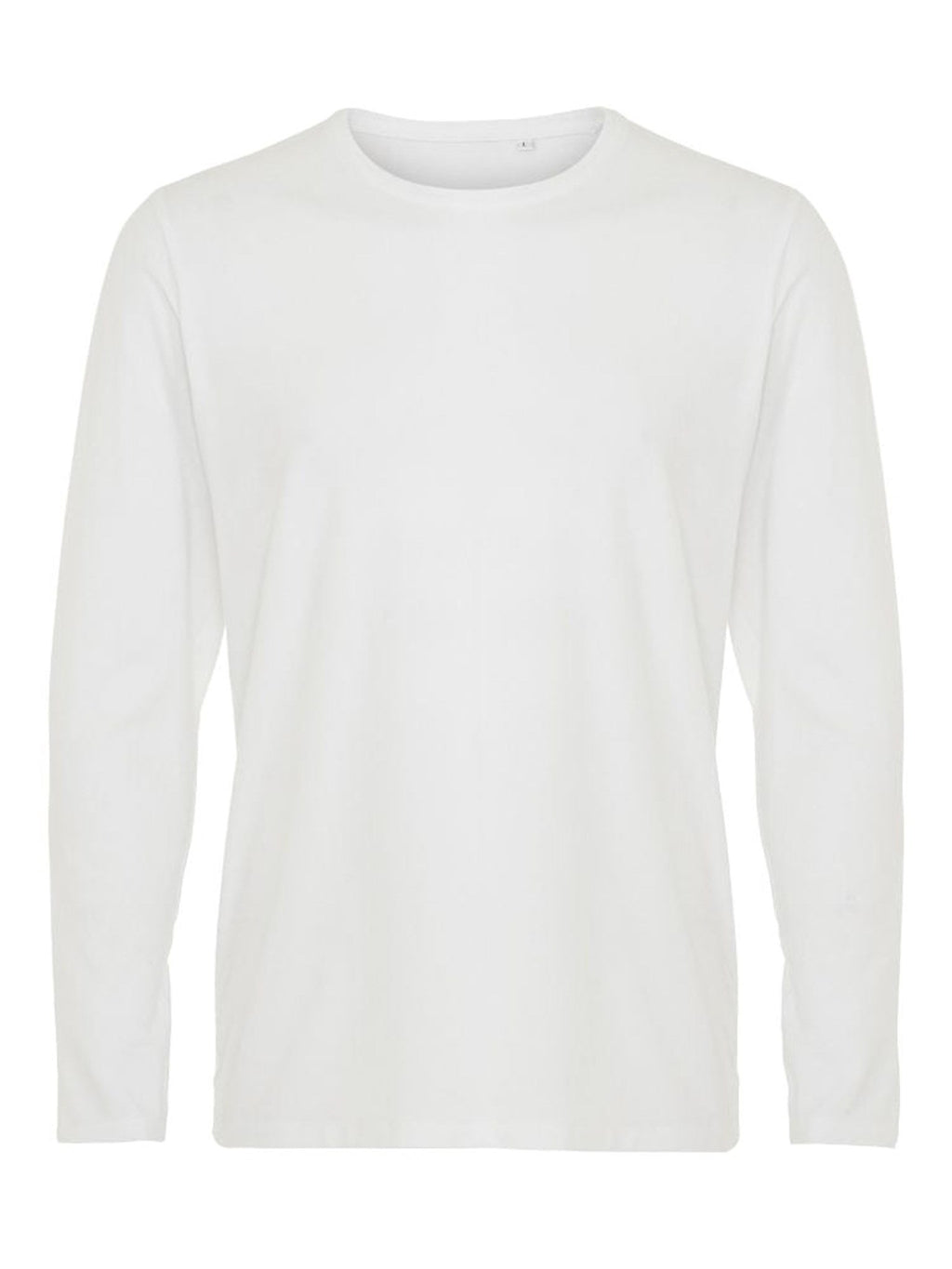 Langærmet Muscle T-shirt - Hvid