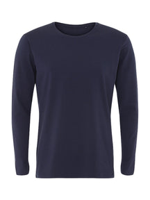 Langærmet Muscle T-shirt - Navy