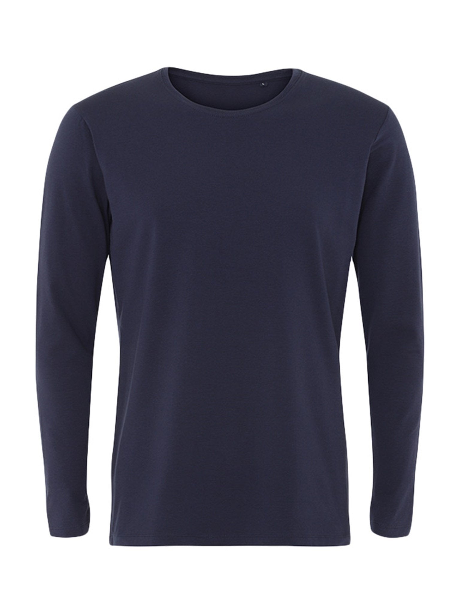 Langærmet Muscle T-shirt - Navy - TeeShoppen - Blå 7