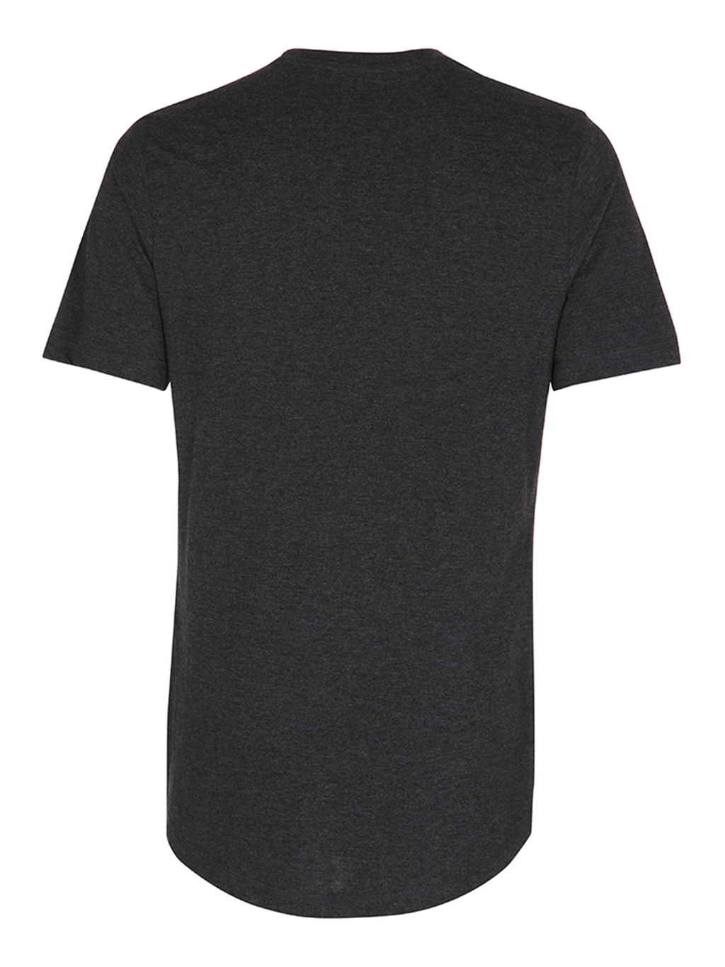 Long T-shirt - Mørkegrå Meleret