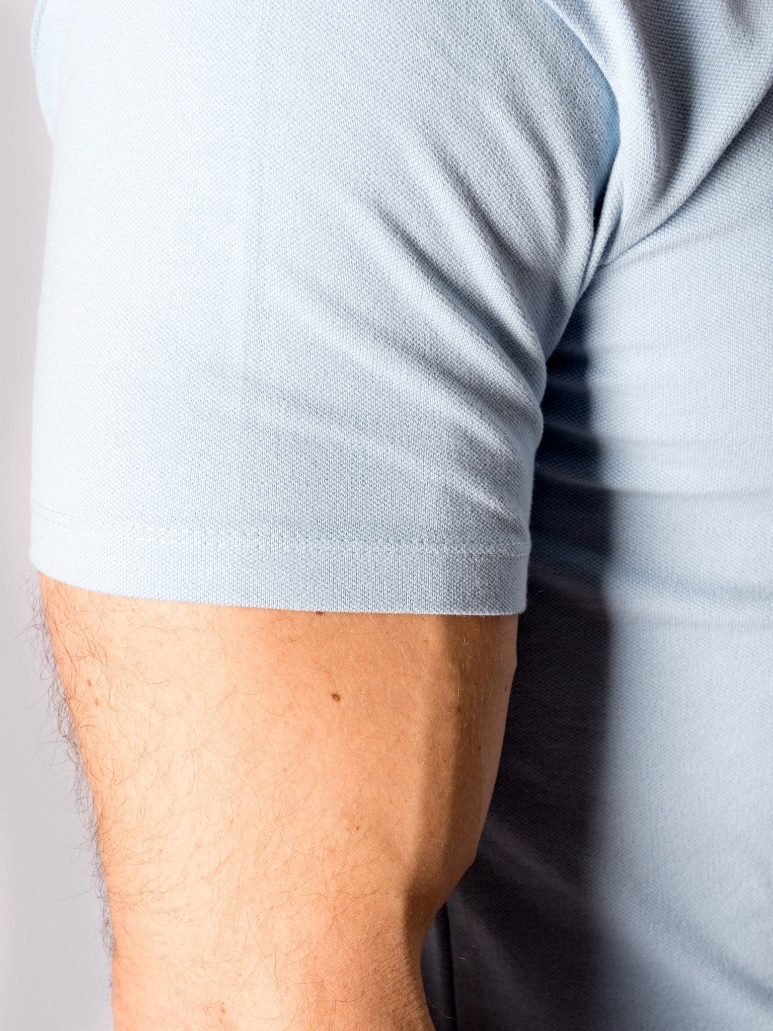 Muscle Polo Shirt - Lyseblå - TeeShoppen - Blå 5