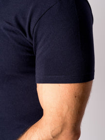 Muscle Polo Shirt - Navy
