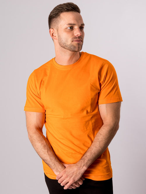 Basic T-shirt - Orange - TeeShoppen - Orange