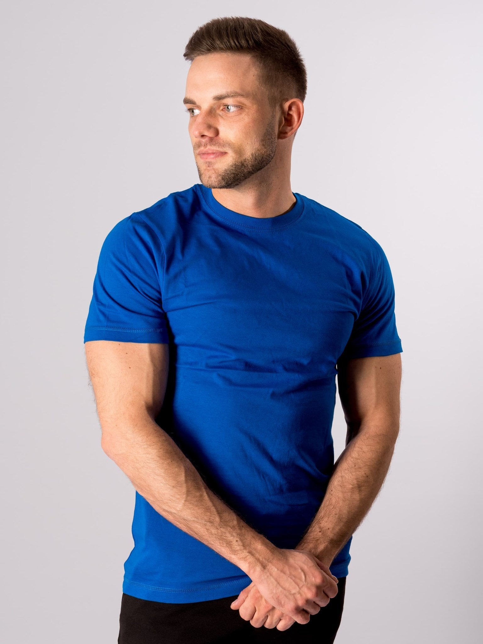 Basic T-shirt - Blå - TeeShoppen - Blå