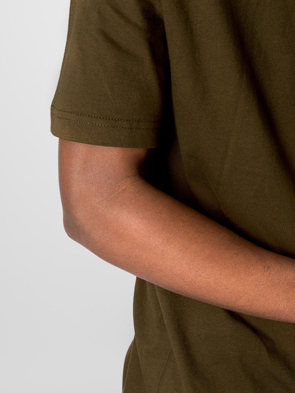 Oversized T-shirt - Oliven