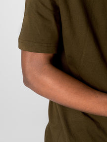 Oversized T-shirt - Oliven