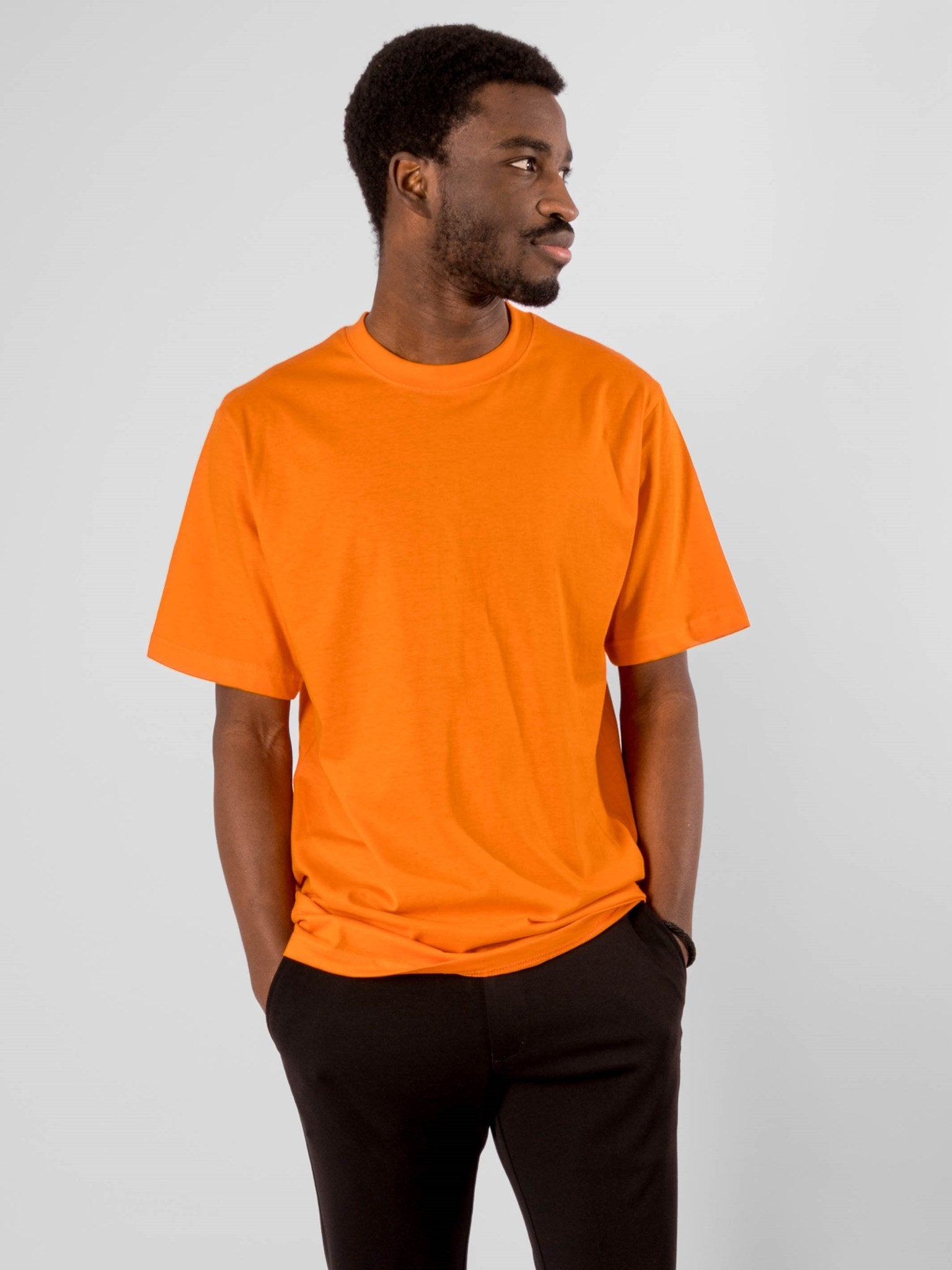 Oversized T-shirt - Orange - TeeShoppen - Orange 3
