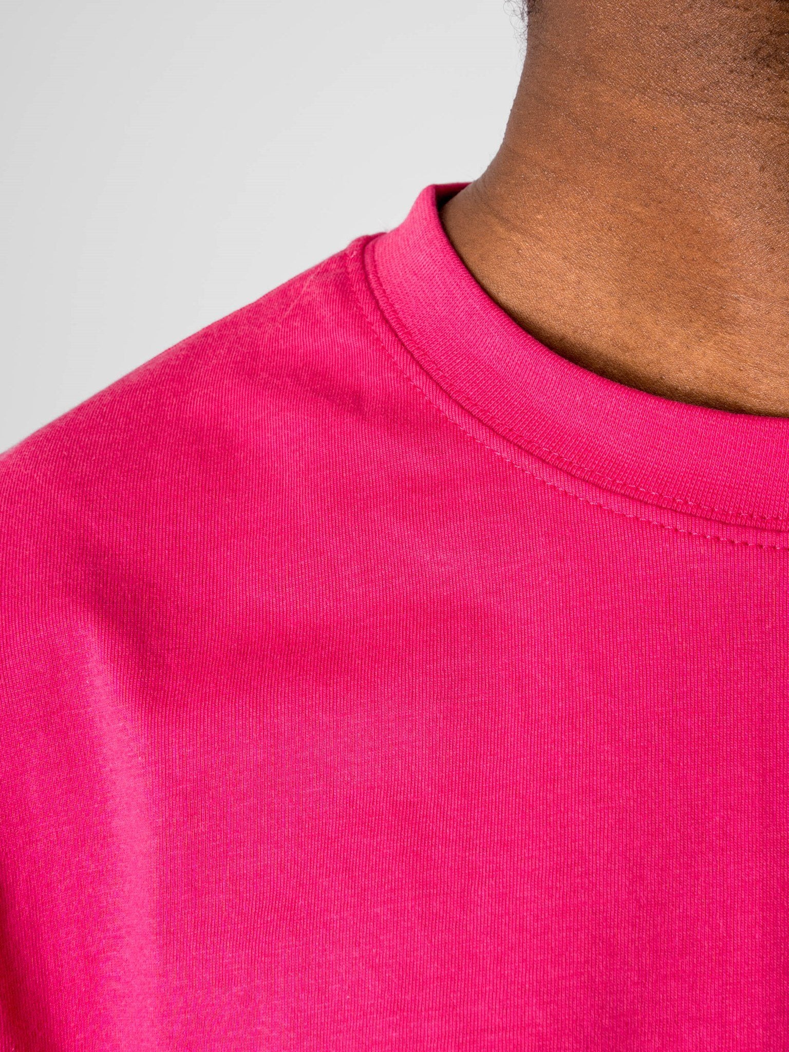Oversized T-shirt - Pink - TeeShoppen - Lyserød 4
