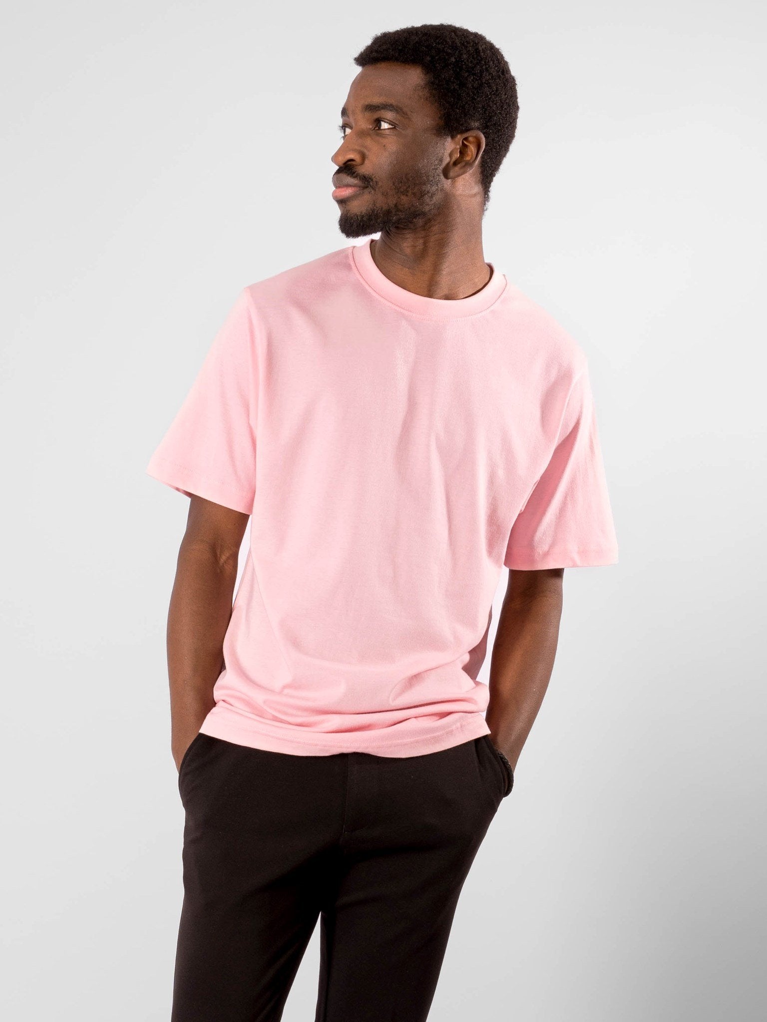 Oversized T-shirt - Rose - TeeShoppen - Rød 3
