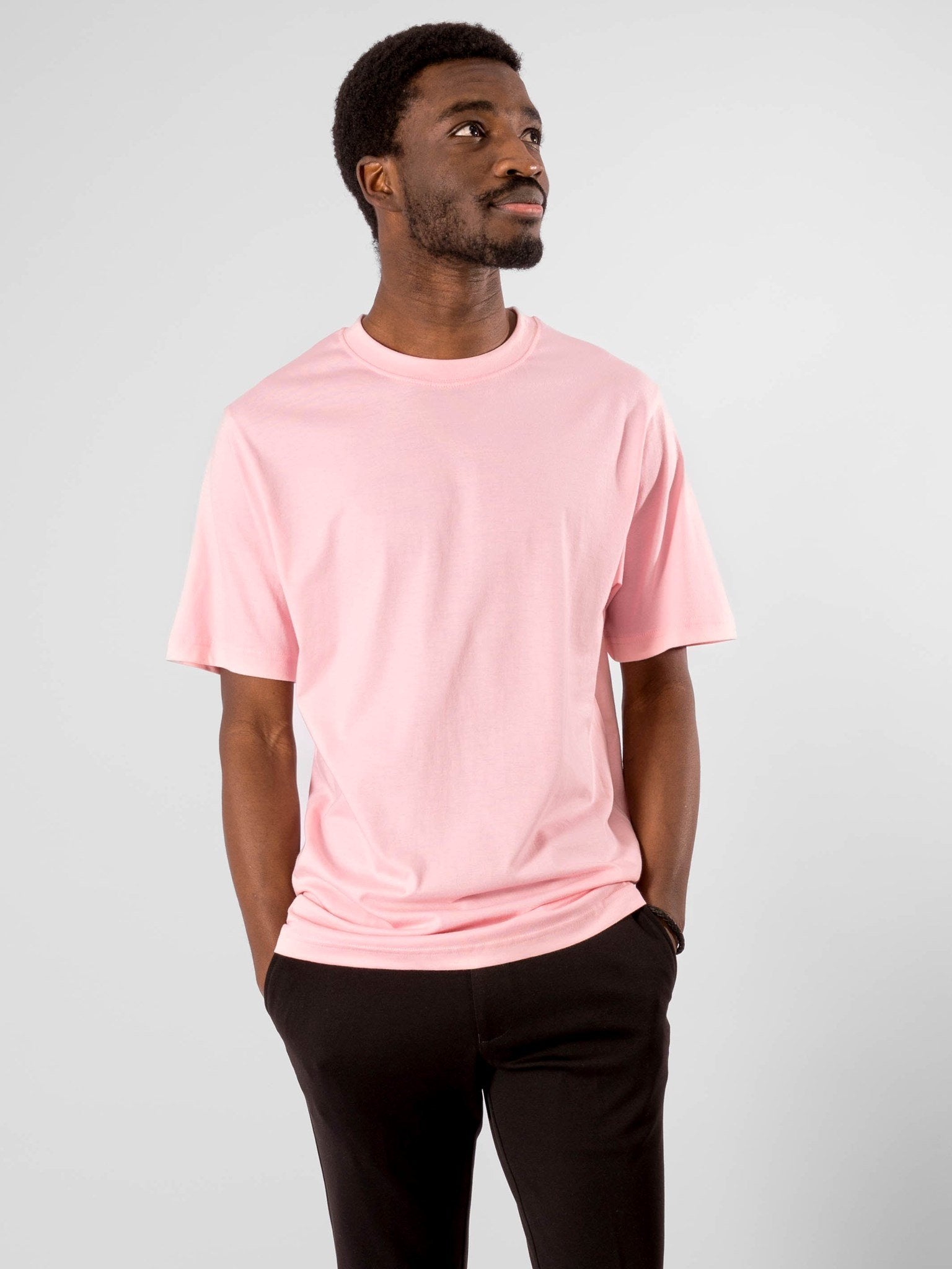 Oversized T-shirt - Rose - TeeShoppen - Rød