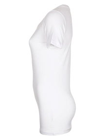 Fitted T-shirt - Hvid