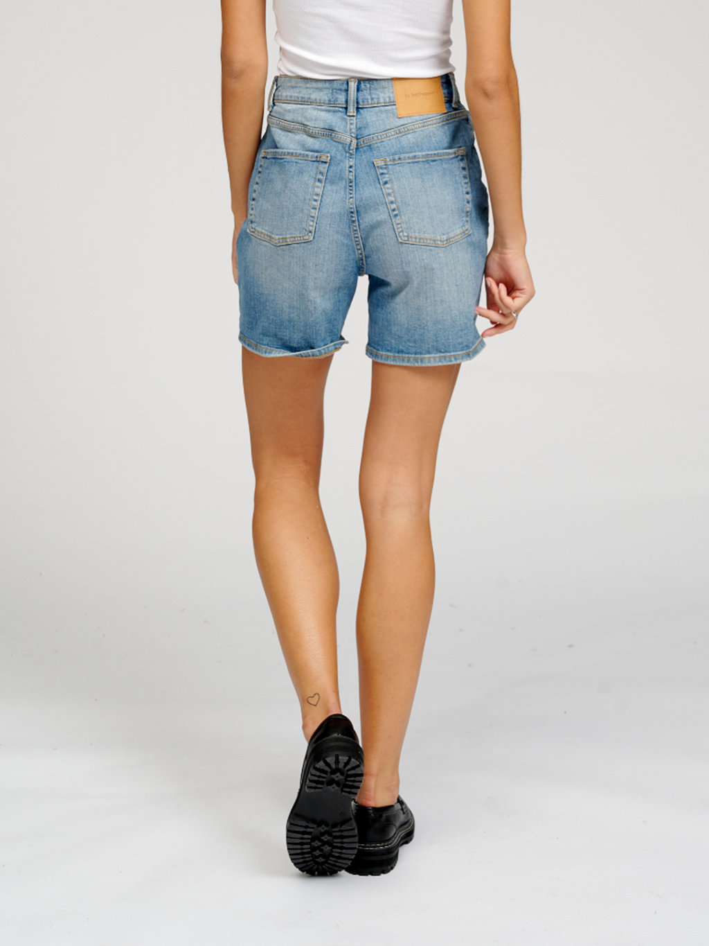 De Originale Performance Denim Shorts - Medium Blå Denim (Kvinde)