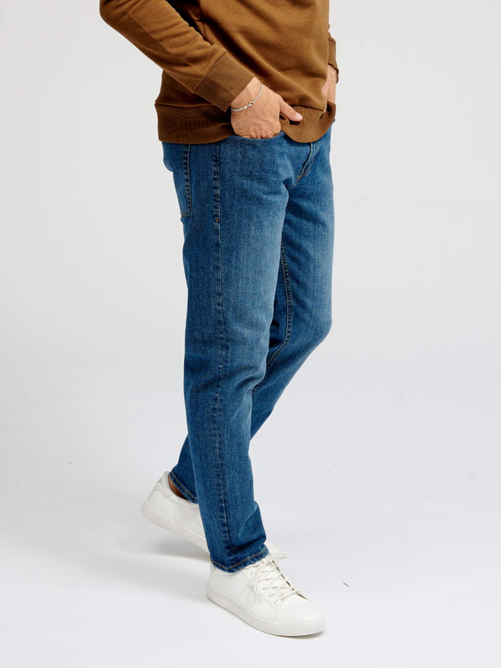 De Originale Performance Jeans (Regular) - Medium Blue Denim