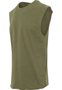 Sleeveless Tee - Oliven