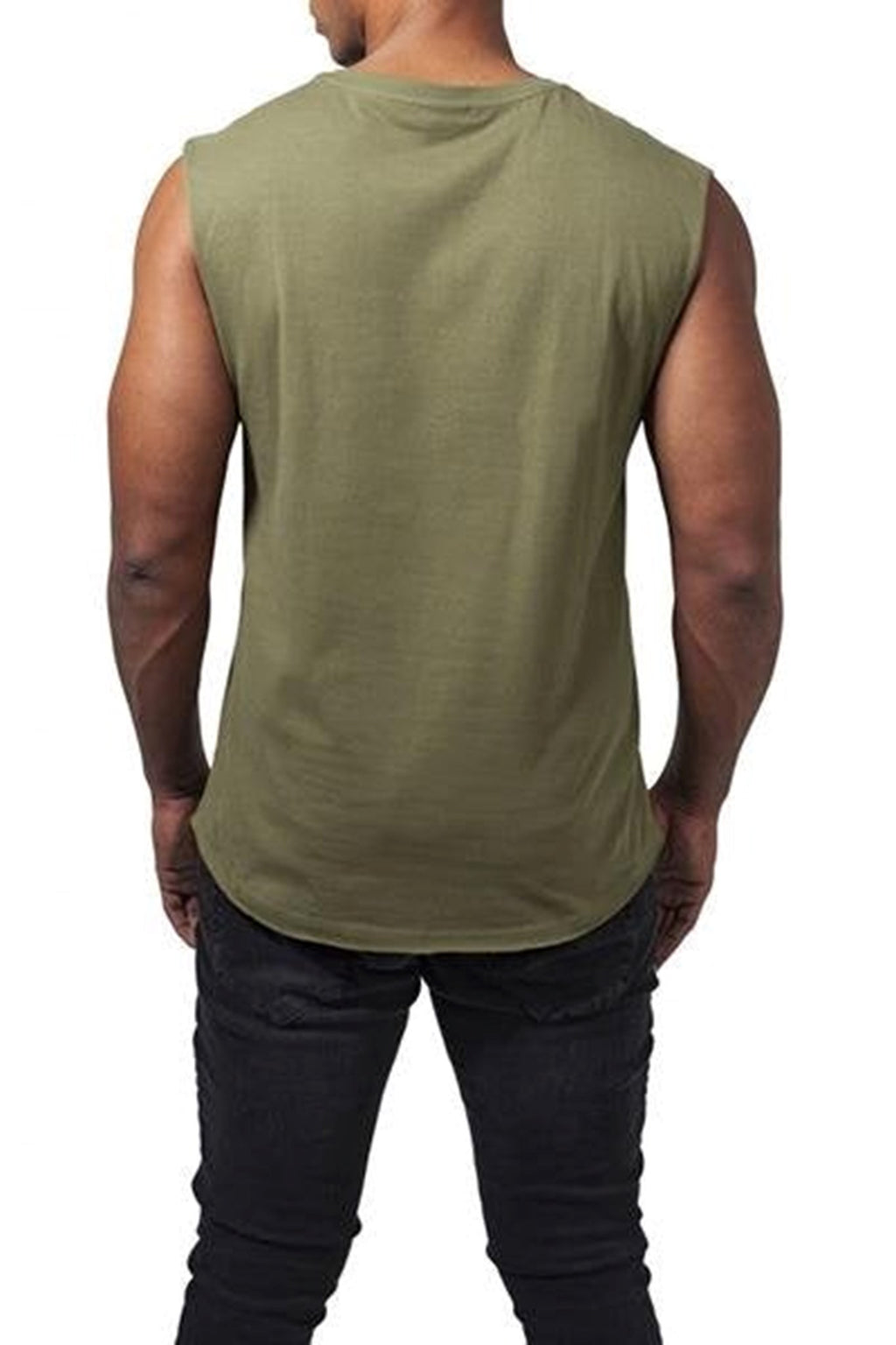 Sleeveless Tee - Oliven