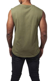 Sleeveless Tee - Oliven