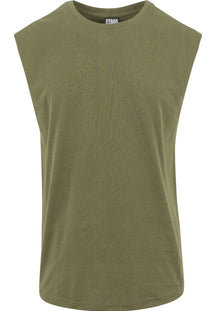 Sleeveless Tee - Oliven
