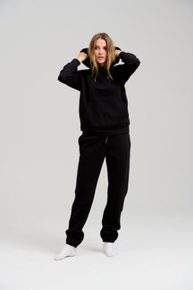 Basic Hoodie Sweat - Sort