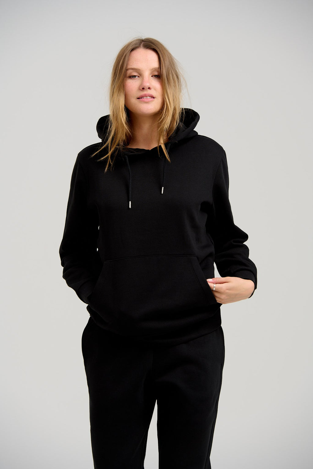 Basic Hoodie Sweat - Sort