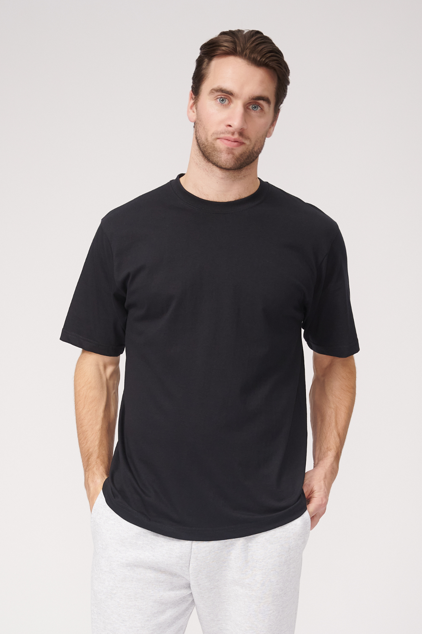 Oversized T-shirt - Sort - TeeShoppen - Sort 4