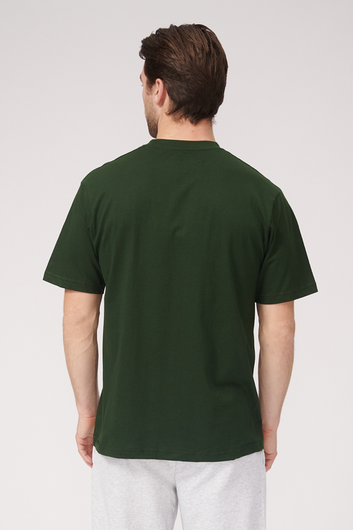 Oversized T-shirt - Bottlegreen - TeeShoppen - Grøn