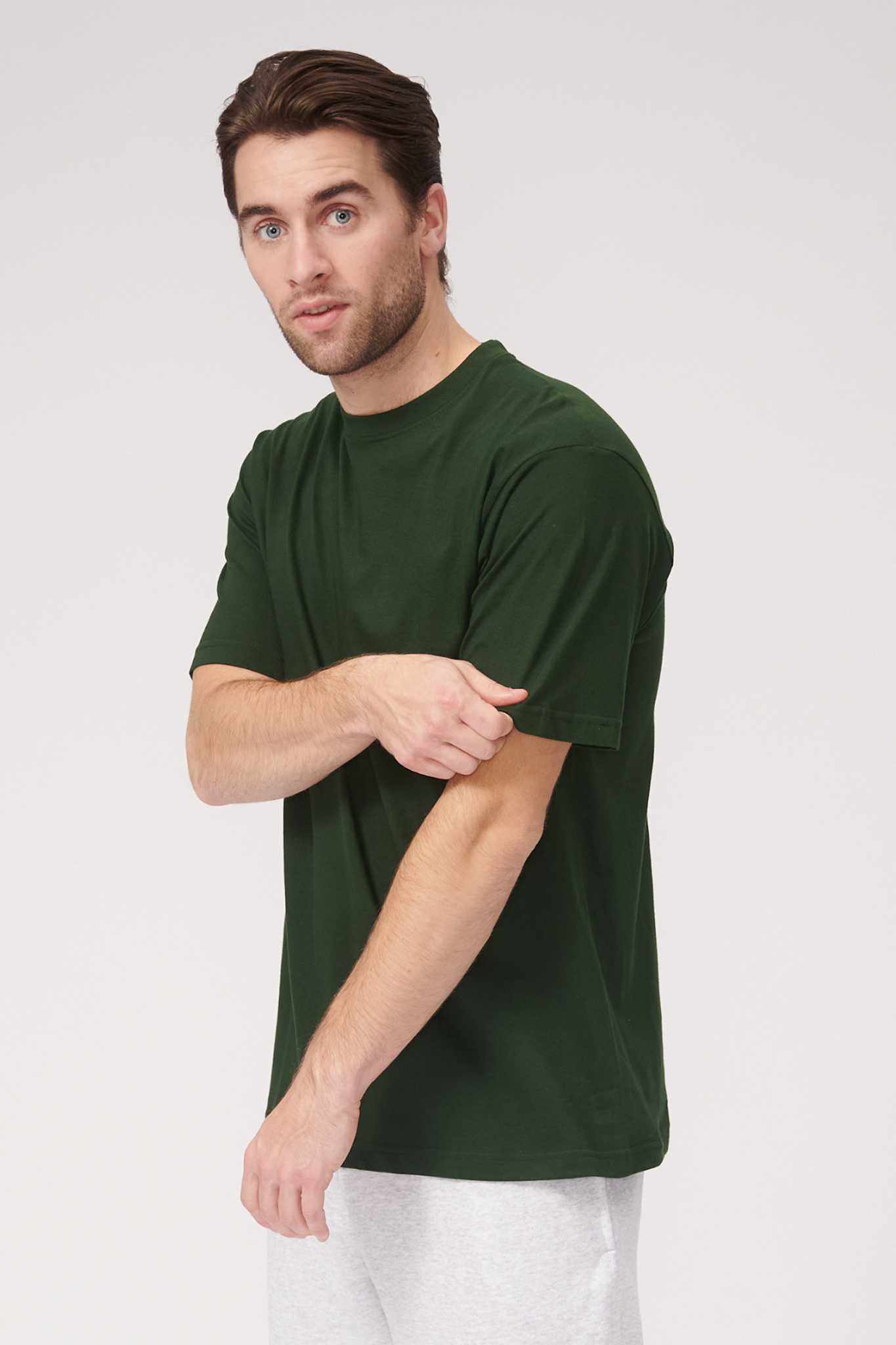 Oversized T-shirt - Bottlegreen - TeeShoppen - Grøn 3