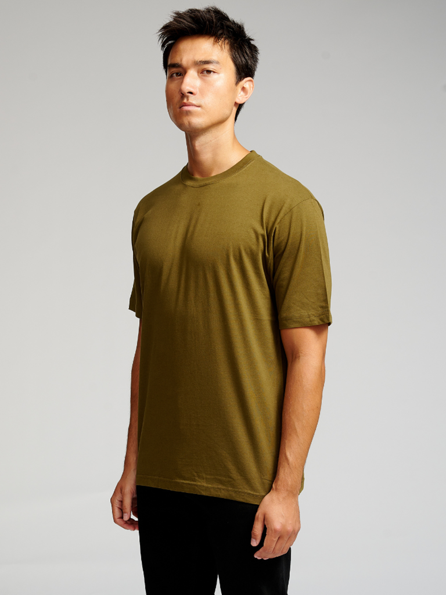 Oversized T-shirt - Army - TeeShoppen - Grøn 3