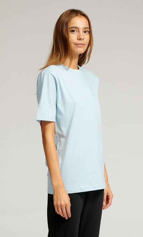 Oversized t-shirt - Lyseblå (dame) - TeeShoppen - Blå