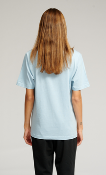 Oversized t-shirt - Lyseblå (dame)