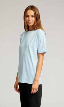 Oversized t-shirt - Lyseblå (dame)