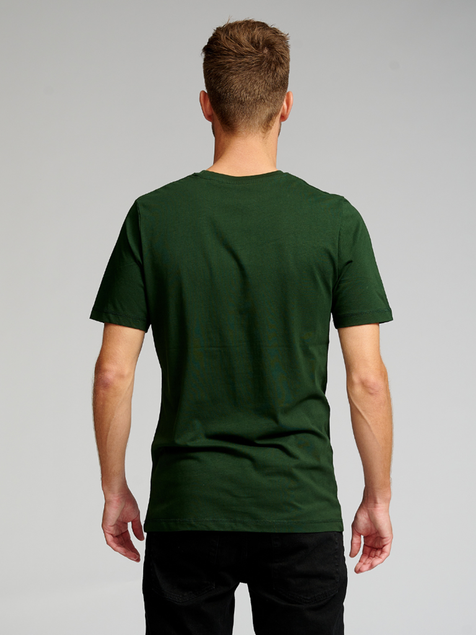Basic T-shirt - Mørkegrøn - TeeShoppen - Grøn 4