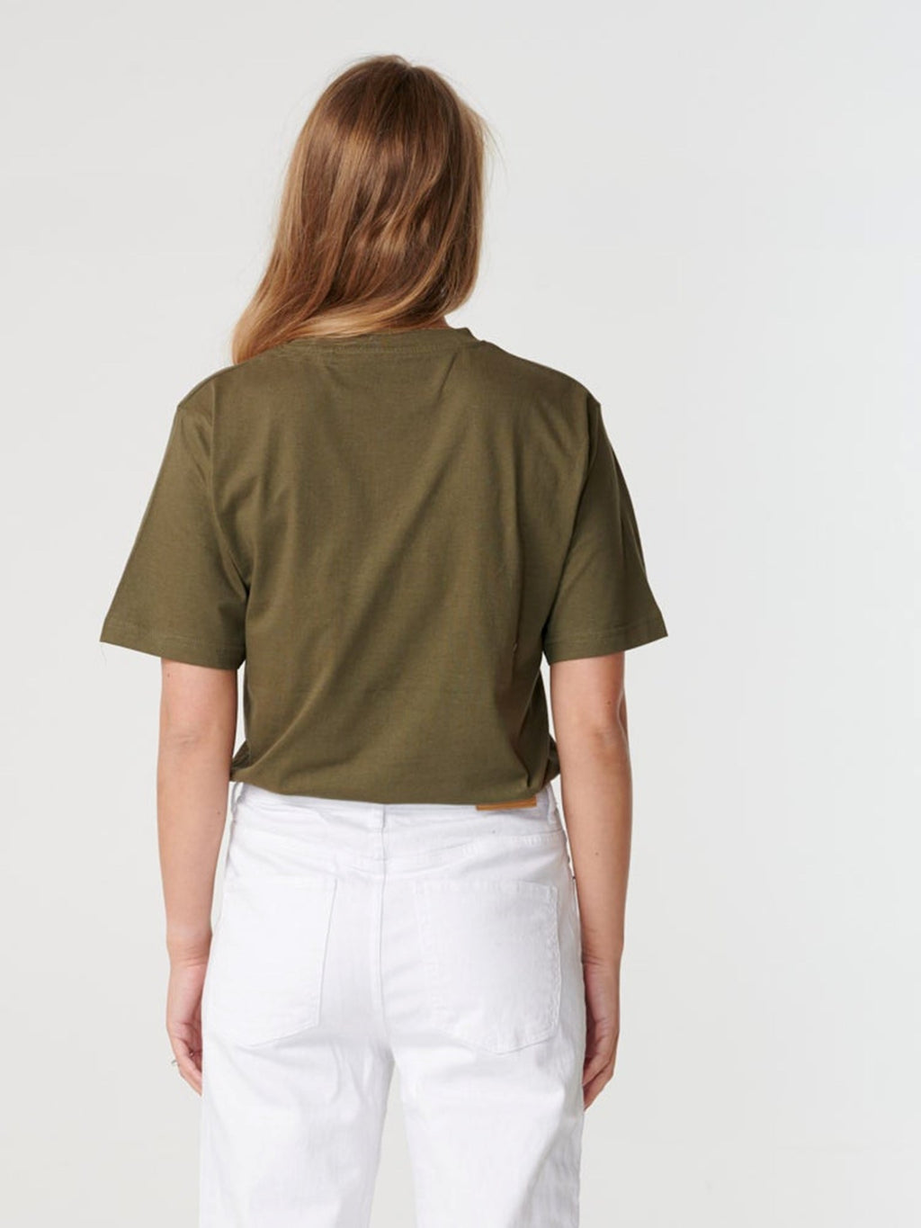 Boyfriend Tee - Army Grøn