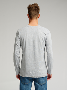 Basic Langærmet T-shirt - Grå