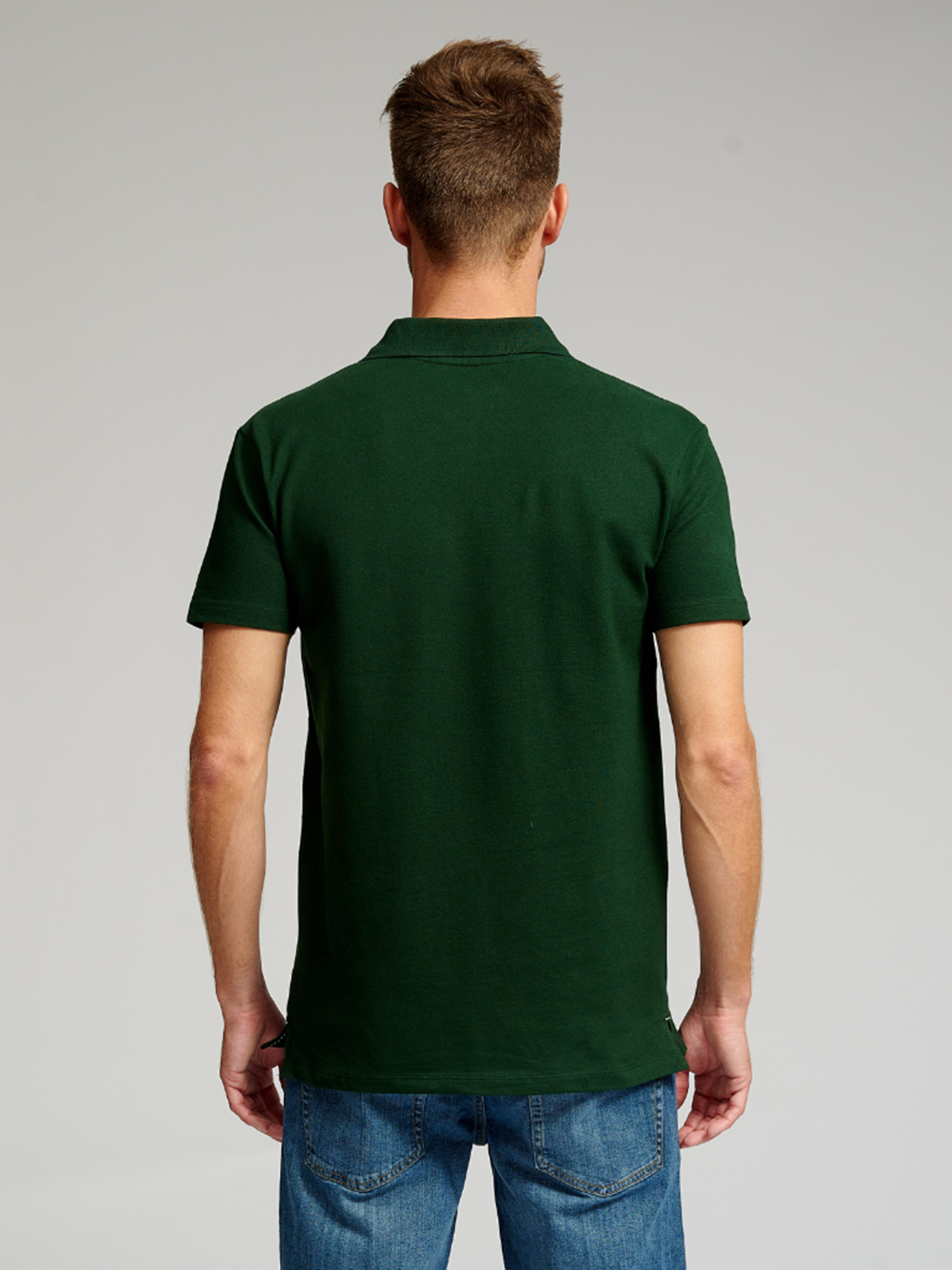 Muscle Polo Shirt - Mørkegrøn - TeeShoppen - Grøn 4