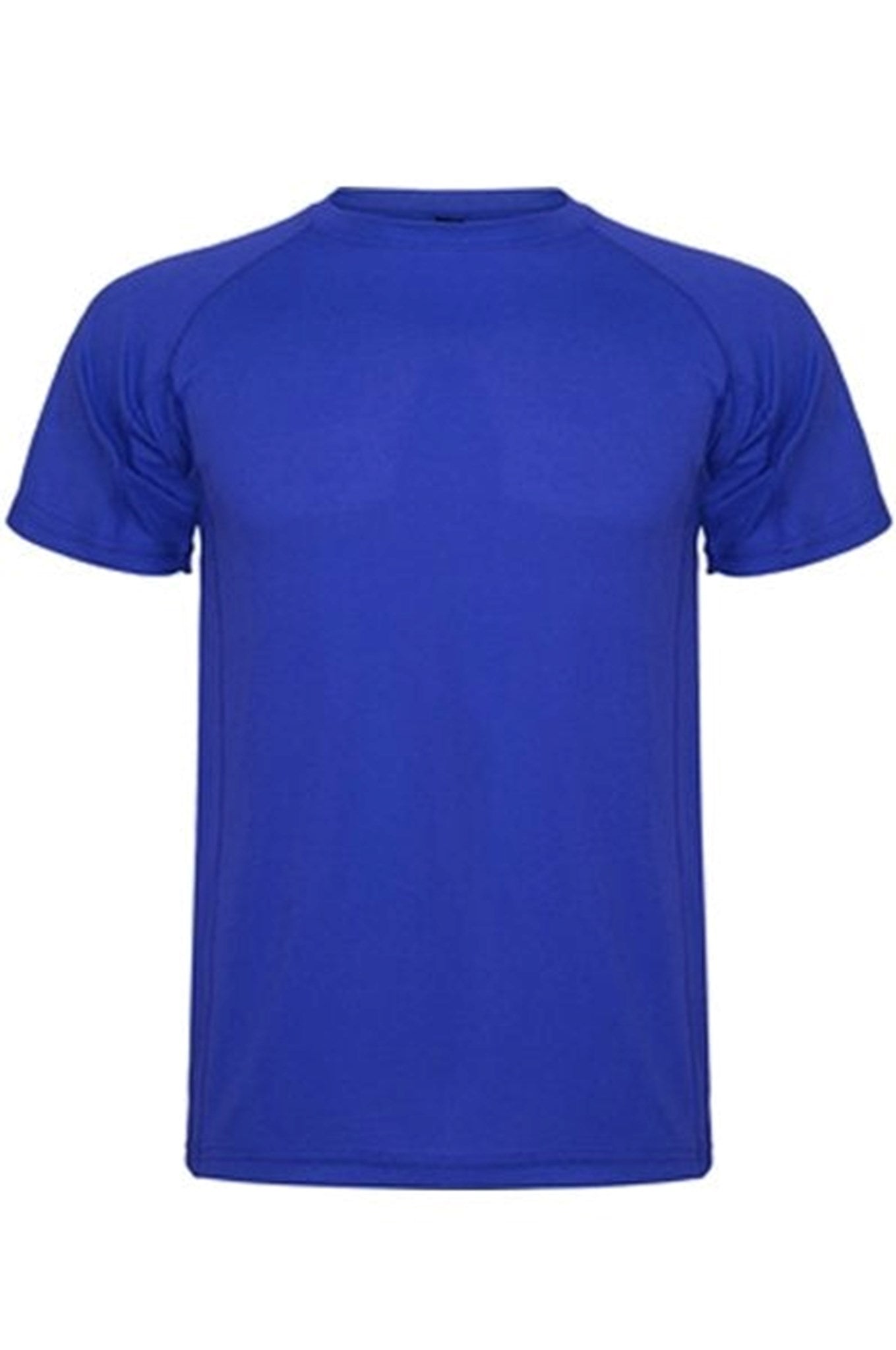 Trænings T-shirt - Blå - TeeShoppen - Hvid