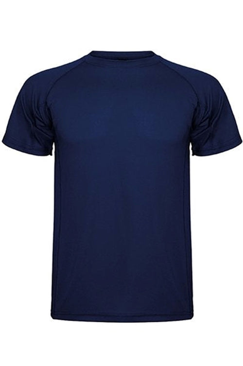 Trænings T-shirt - Navy - TeeShoppen - Blå
