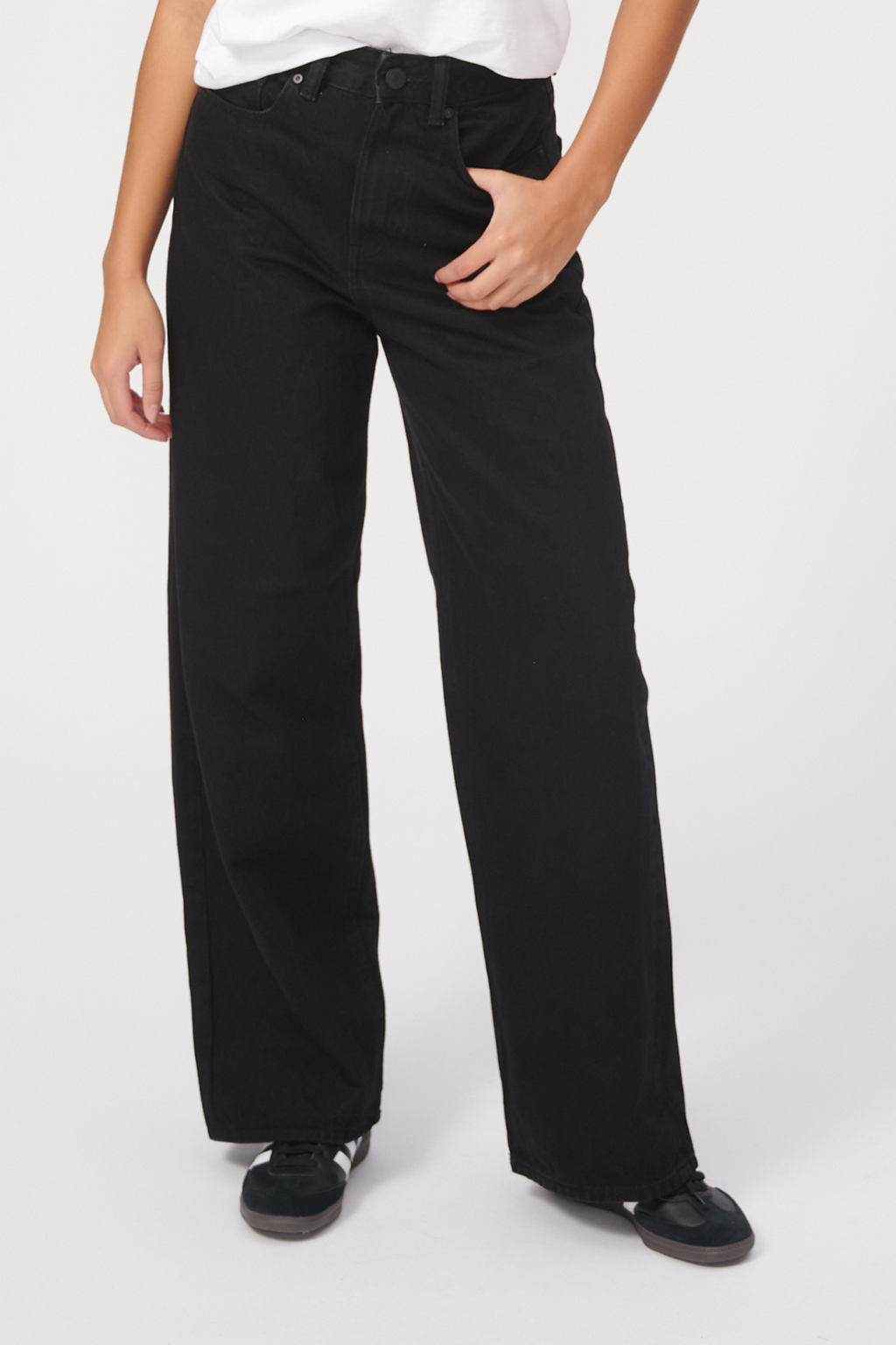 De Originale Performance Wide Jeans - Black Denim