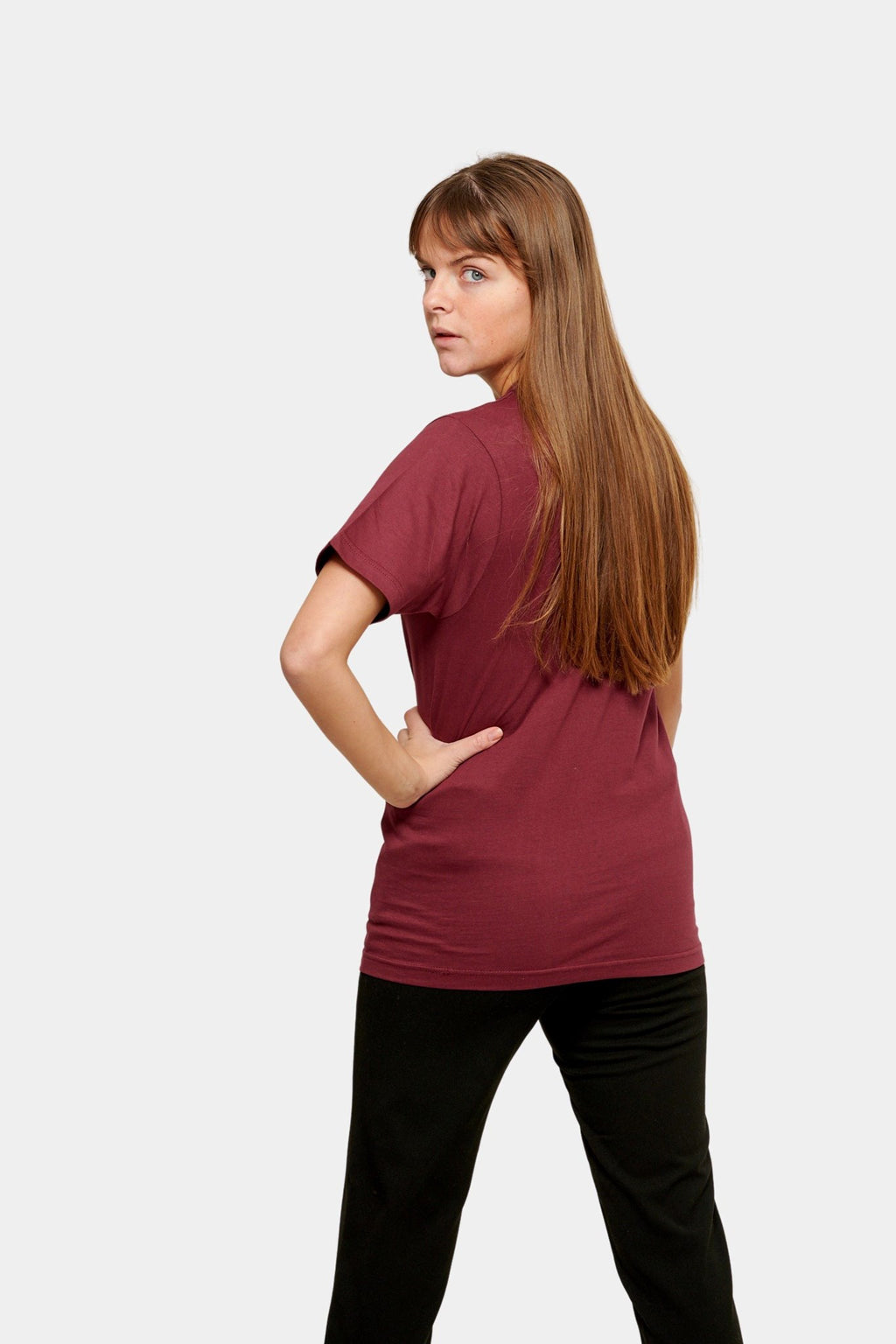 Oversized t-shirt - Bordeaux